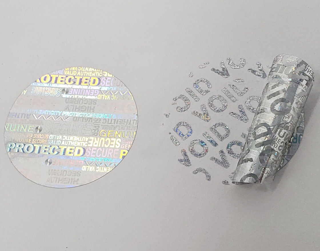 Silver Hologram - 1" Round