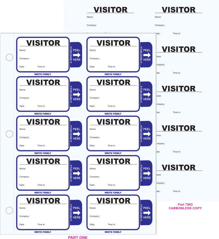 Self-Expiring Name Badge Record System